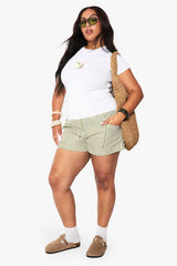 Plus Coconut Fitted Tee