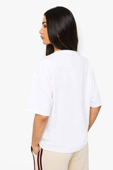 Gathered Front Twist T-Shirt