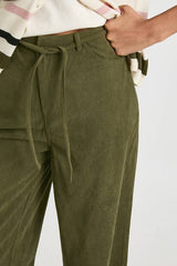 Tall Cord Tie Waist Wide Leg Trouser