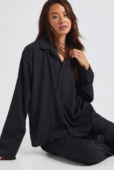 Tall Oversized Shirt & Wide Leg Trouser Co-ord