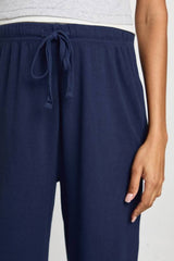 Maternity Basic Rib Wide Leg Trouser