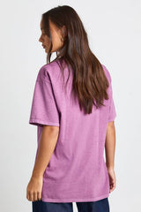 Cheese and Wine Printed Oversized T-Shirt