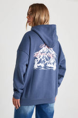 Apres Ski Embroidered Overszied Hoodie