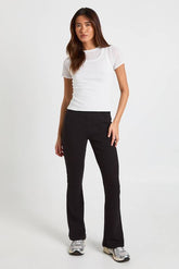 Ribbed Flare Leggings