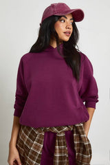 Raglan Seam Oversized Hoodie