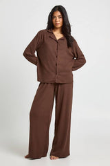 Super Soft Long Sleeve Top & Trousers Pyjama Set