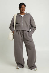 Plus Wide Leg Joggers