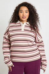 Plus Copenhagen Stripe Rugby Sweatshirt
