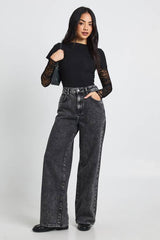 Lace Sleeved Baby Tee