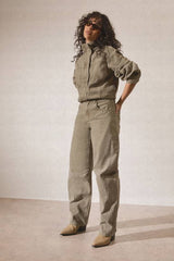 Seam Detail Barrel Jean
