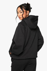 Petite Raglan Seam Oversized Hoodie