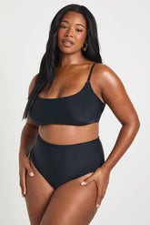 Plus Swimwear Essentials Scoop Bikini Top