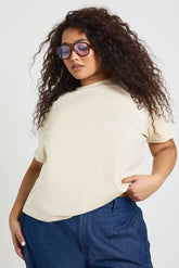 Plus Basic Oversized Short Sleeve T-Shirt