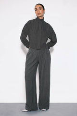 Peached Wide Leg Trousers