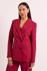 Relaxed Double Breasted Blazer