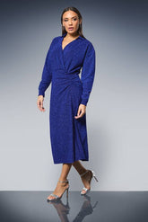 Blue Hot Fix Jersey Shirt Dress