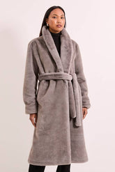 Faux Fur Long Coat