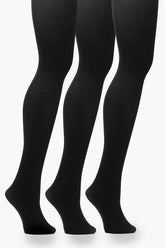 Plus 60 Denier 3 Pack Tights