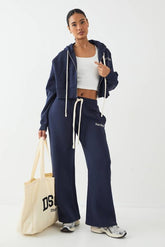 DSGN Studio Contrast Drawcord Straight Leg Jogger