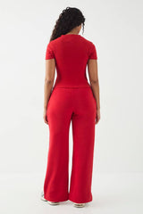 DSGN Studio Embroidered Straight Leg Jogger
