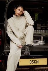 DSGN Studio Sport Nylon Funnel Neck Zip Through Jacket