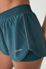 DSGN Studio Reflective Binding 2 In 1 Running Shorts