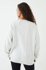 DSGN Studio Reflective Raglan Seam Oversized Sweatshirt