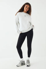 DSGN Studio Reflective Raglan Seam Oversized Sweatshirt