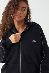 DSGN Studio Reflective Zip Through Hoodie