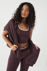 DSGN Studio Sports Sculpt Contrast Piping Padded Sports Bra