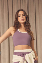 DSGN Studio Sculpt Contrast Longline Sports Bra