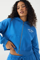 DSGN Studio Sport Training Club Boxy Zip Through Hoodie