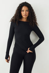 DSGN Studio Sport Contour Seamless Fitted Long Sleeve Top