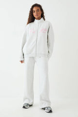 DSGN Studio Script Funnel Neck Straight Leg Tracksuit