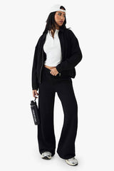 DSGN Studio Button Detail Embroidered Long Sleeve Top