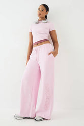 DSGN Studio Self Fabric Applique Wide Leg Jogger