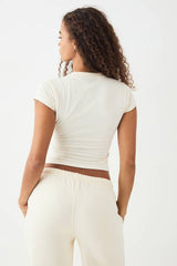 DSGN Studio Short Sleeve Fitted Top