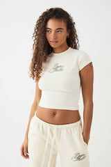DSGN Studio Short Sleeve Fitted Top