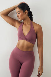 DSGN Studio Sculpt Twist Front Light Support Sports Bra