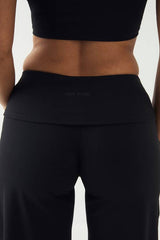 DSGN Studio Sculpt Fold Over Waist Straight Leg Yoga Pant