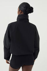 DSGN Studio Piping Detail Funnel Neck Jacket