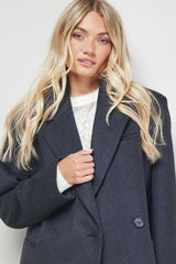 Relaxed Blazer Coat