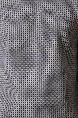 Navy Super Soft Knitted Geo Crew Neck Jumper