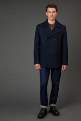 Navy Signature Wool Blend Peacoat