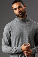 Cotton Rich Roll Neck Jumper