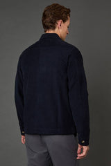 Navy Cord Overshirt