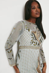 The Collector Hand Embellished Maxi Dress