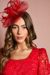 Short Sleeve Full Skirted Lace Midi Dress