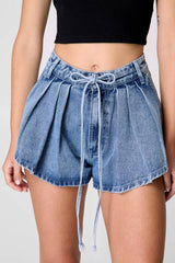 Denim Flippy Short