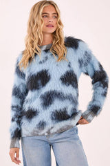 Fluffy Tie Dye Jumper